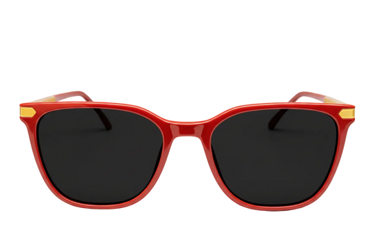 Óculos Dual Sun Vermelho Clip-On Polarizado